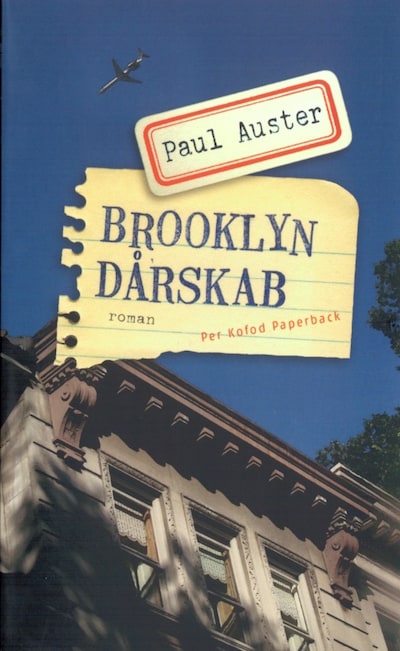 Brooklyn dårskab – omslag til lydbogen af Paul Auster