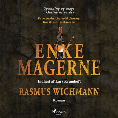 Enkemagerne – omslag til lydbogen af Rasmus Wichmann