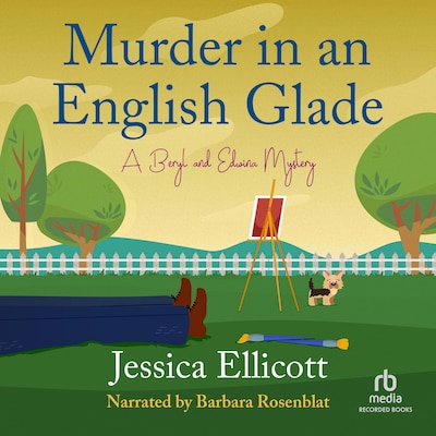 Murder in an English Glade – omslag til lydbogen af Jessica Ellicott