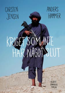 Kriget som inte har något slut – omslag till ljudboken av Anders Hammer,Carsten Jensen