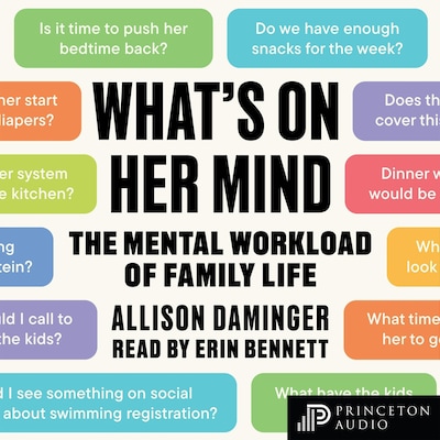 What's on Her Mind – omslag til lydbogen af Allison Daminger