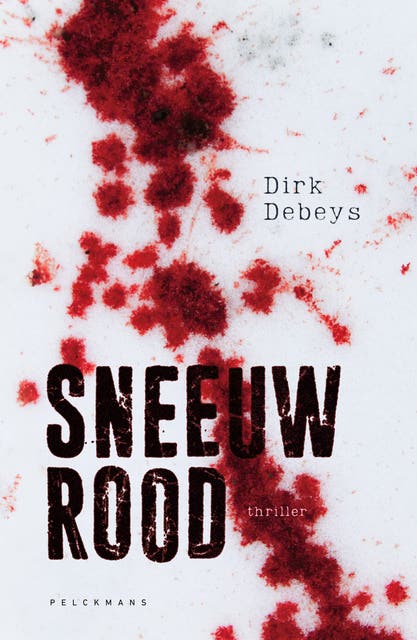 Sneeuwrood – omslag van het luisterboek van Dirk Debeys