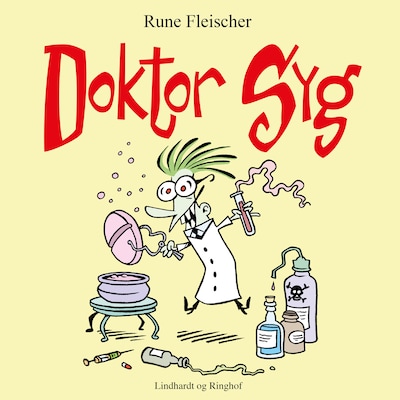 Doktor Syg – omslag til lydbogen af Rune Fleischer