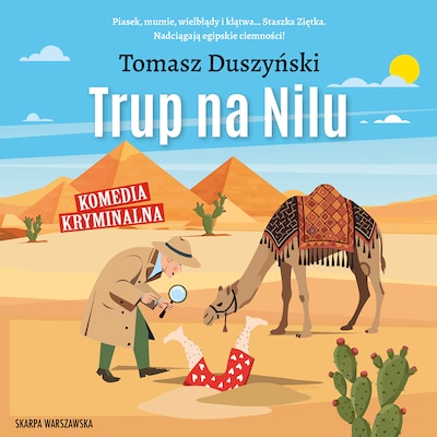 Trup na Nilu – okładka audiobooka, autor Tomasz Duszyński
