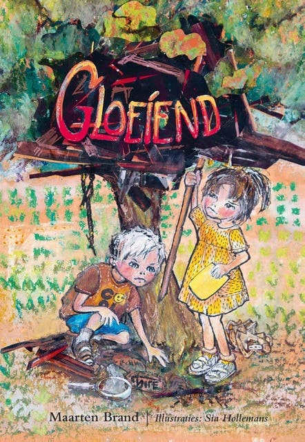 Gloeiend – omslag van het luisterboek van Maarten Brand
