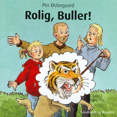Rolig, Buller! – omslag til lydbogen af Per Østergaard