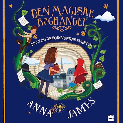 Tilly og de forsvundne eventyr – omslag til lydbogen af Anna James
