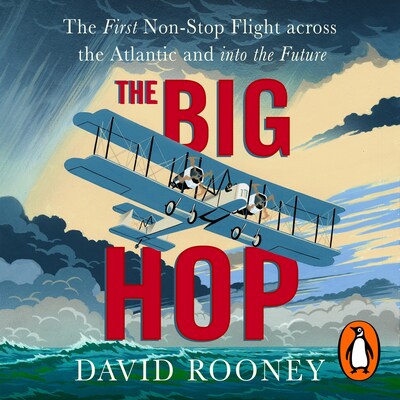 The Big Hop – omslag til lydbogen af David Rooney