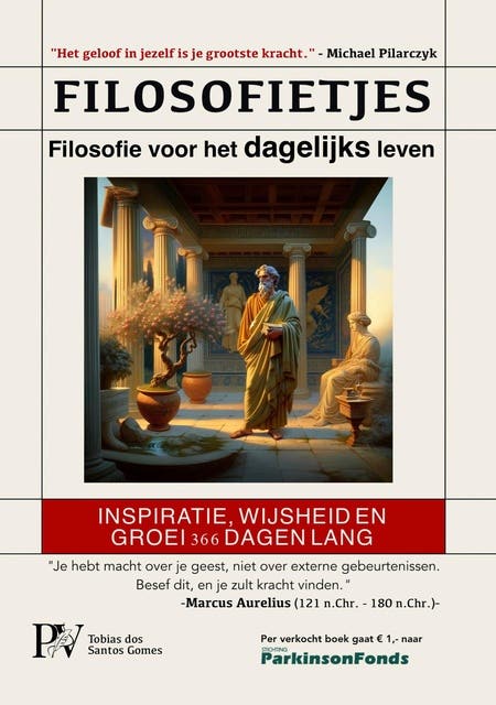 Filosofietjes: Filosofie voor het dagelijks leven – omslag van het luisterboek van Tobias Dos Santos Gomes