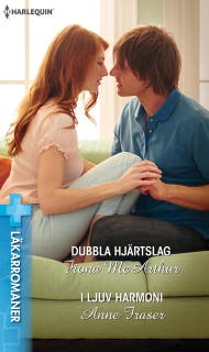 Dubbla hjärtslag / I ljuv harmoni – omslag till ljudboken av Anne Fraser,Fiona McArthur