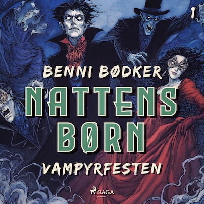 Vampyrfesten – omslag til lydbogen af Benni Bødker