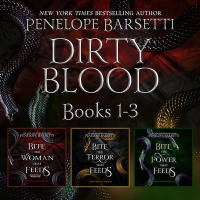 Dirty Blood: Books 1-3 – omslag til lydbogen af Penelope Barsetti