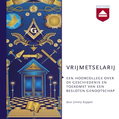 Vrijmetselarij – omslag van het luisterboek van Jimmy Koppen