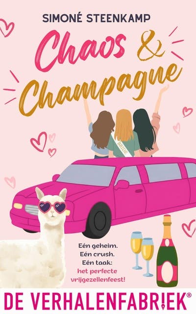 Chaos & champagne: Een vrijgezellenfeest om nooit te vergeten… helaas – omslag van het luisterboek van Simoné Steenkamp
