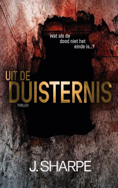 Uit de duisternis – omslag van het luisterboek van J. Sharpe