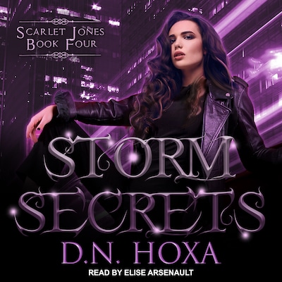 Storm Secrets – omslag til lydbogen af D.N. Hoxa