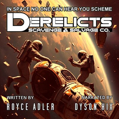 Derelicts – omslag til lydbogen af Royce Adler