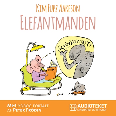 Elefantmanden – omslag til lydbogen af Fupz Aps
