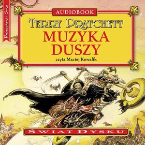 Muzyka duszy – okładka audiobooka, autor Terry Pratchett