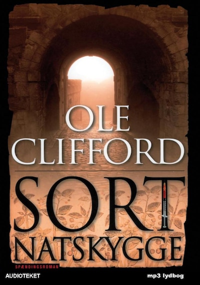 Sort natskygge – omslag til lydbogen af Ole Clifford