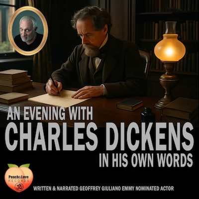 An Evening With Charles Dickens – omslag til lydbogen af Geoffrey Giuliano