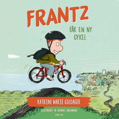 Frantz-bøgerne (7) - Frantz får en ny cykel – omslag til lydbogen af Katrine Marie Guldager