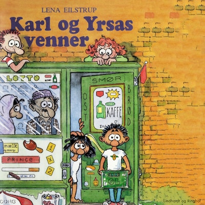 Karl og Yrsas venner – omslag til lydbogen af Lena Eilstrup Rasmussen