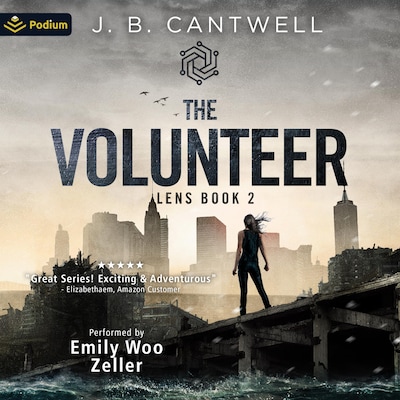 The Volunteer – omslag til lydbogen af J.B. Cantwell
