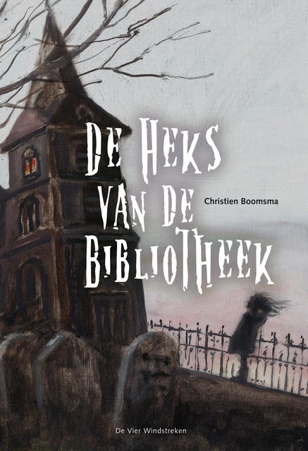 De heks van de bibliotheek – omslag van het luisterboek van Christien Boomsma