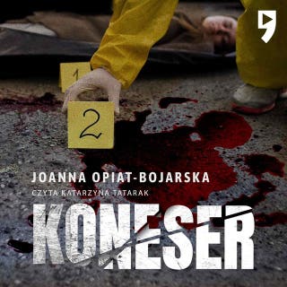 Koneser – okładka audiobooka, autor Joanna Opiat-Bojarska