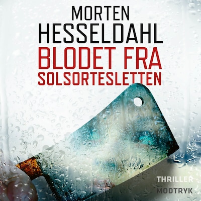 Blodet fra solsortesletten – omslag til lydbogen af Morten Hesseldahl