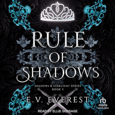 Rule of Shadows – omslag til lydbogen af E. V. Everest