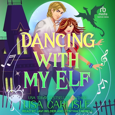 Dancing With My Elf – omslag til lydbogen af Lisa Carlisle