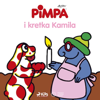 Pimpa i kretka Kamila – okładka audiobooka, autor Altan