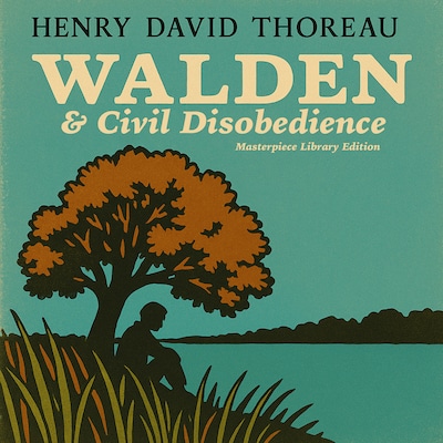 Walden & Civil Disobedience – omslag til lydbogen af Henry David Thoreau