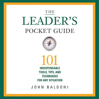 The Leader's Pocket Guide – omslag til lydbogen af John Baldoni
