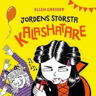 Jordens största kalashatare – omslag till ljudboken av Ellen Greider