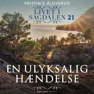 En ulyksalig hændelse – omslag til lydbogen af Kristin S. Ålovsrud