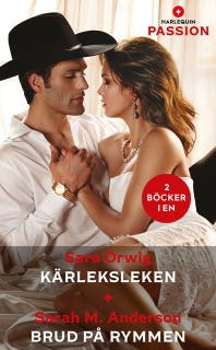 Kärleksleken / Brud på rymmen – omslag till ljudboken av Sara Orwig,Sarah M. Anderson