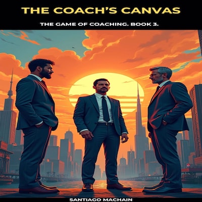 The Coach’s Canvas – omslag til lydbogen af Santiago Machain