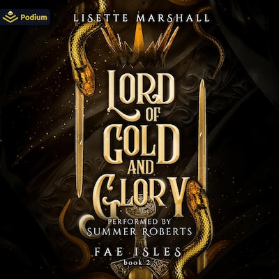 Lord of Gold and Glory – omslag til lydbogen af Lisette Marshall