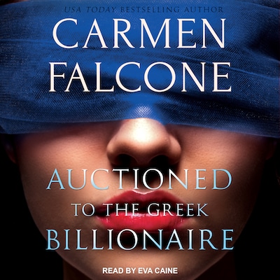 Auctioned to the Greek Billionaire – omslag til lydbogen af Carmen Falcone