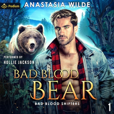 Bad Blood Bear – omslag til lydbogen af Anastasia Wilde