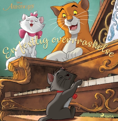 Aristocats - En festlig overraskelse – omslag til lydbogen af Disney