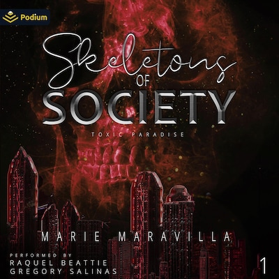 Skeletons of Society – omslag til lydbogen af Marie Maravilla