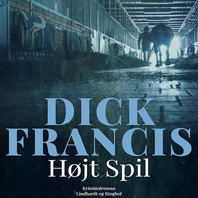 Højt spil – omslag til lydbogen af Dick Francis