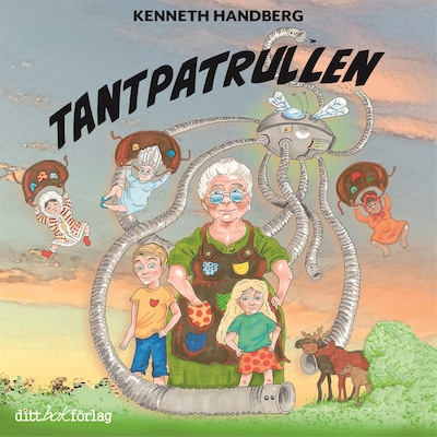Tantpatrullen – omslag till ljudboken av Kenneth Handberg