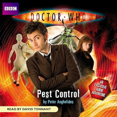 Doctor Who: Pest Control – omslag til lydbogen af Peter Anghelides