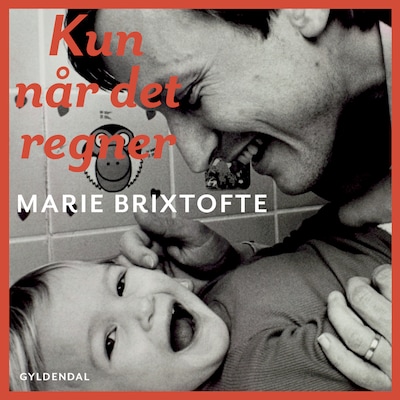 Kun når det regner – omslag til lydbogen af Marie Magne Brixtofte