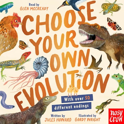 Choose Your Own Evolution: Go Extinct or Survive? You Decide! – omslag til lydbogen af Jules Howard
